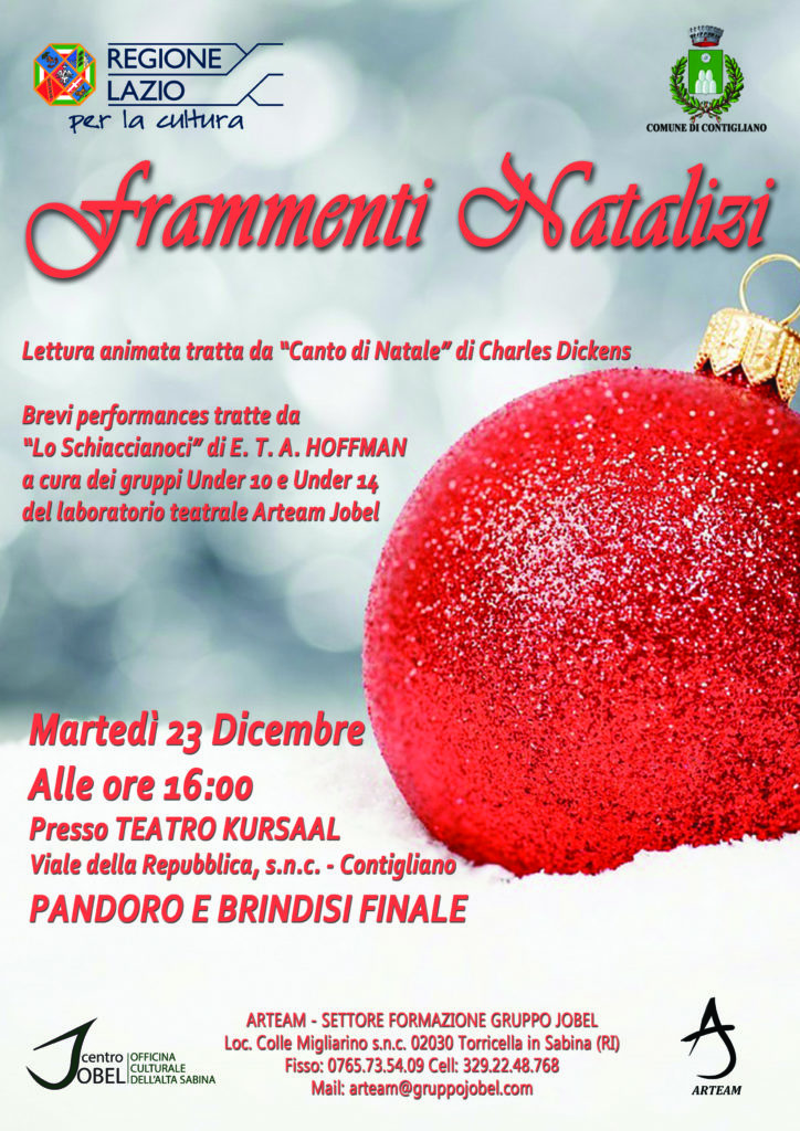 TEATRO KURSAAL – martedì 23 dicembre 2014 ore 16