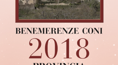 BENEMERENZE CONI 2018 PROVINCIA DI RIETI