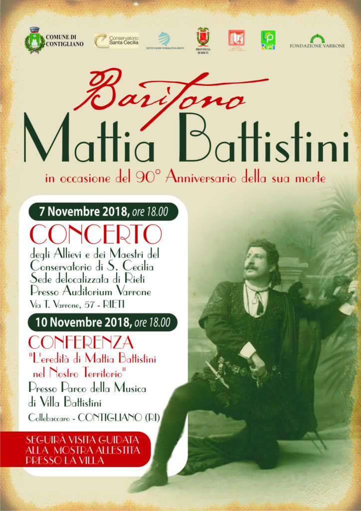 Baritono MATTIA BATTISTINI – 90° anniversario della morte