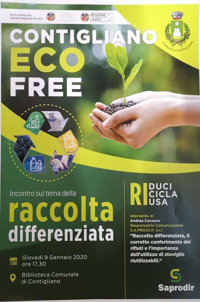 BIBLIOTECA COMUNALE – Incontro CONTIGLIANO ECO FREE