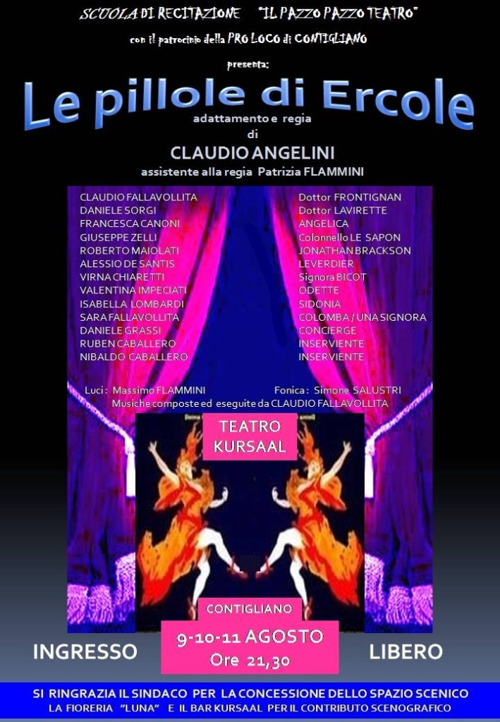 TEATRO KURSAAL – 9/10/11 agosto 2013 ore 21,30 – INGRESSO LIBERO